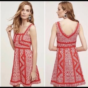 Maeve Red and White Emma Dress